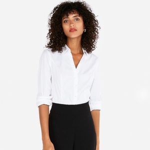 Express Dress Shirt (White) XS